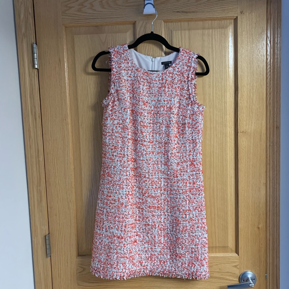 Ann Taylor Tweed Shift Work Dress
